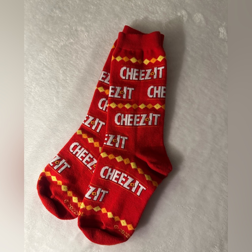 Cheez It women’s Socks. NWOT